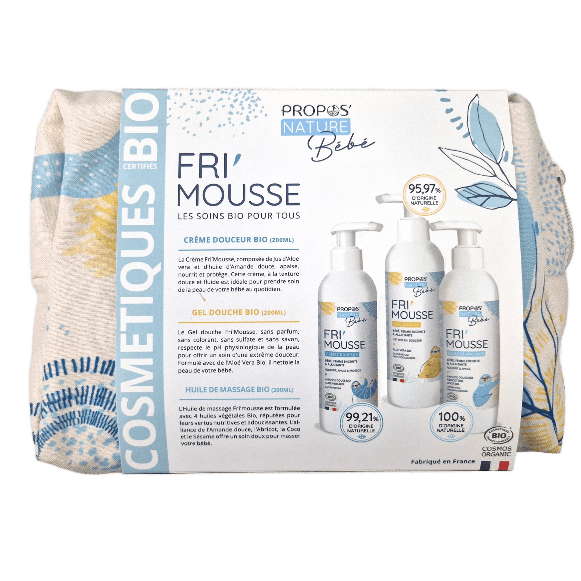 Fri'mousse Kit -3 Baby Care - Só Verde