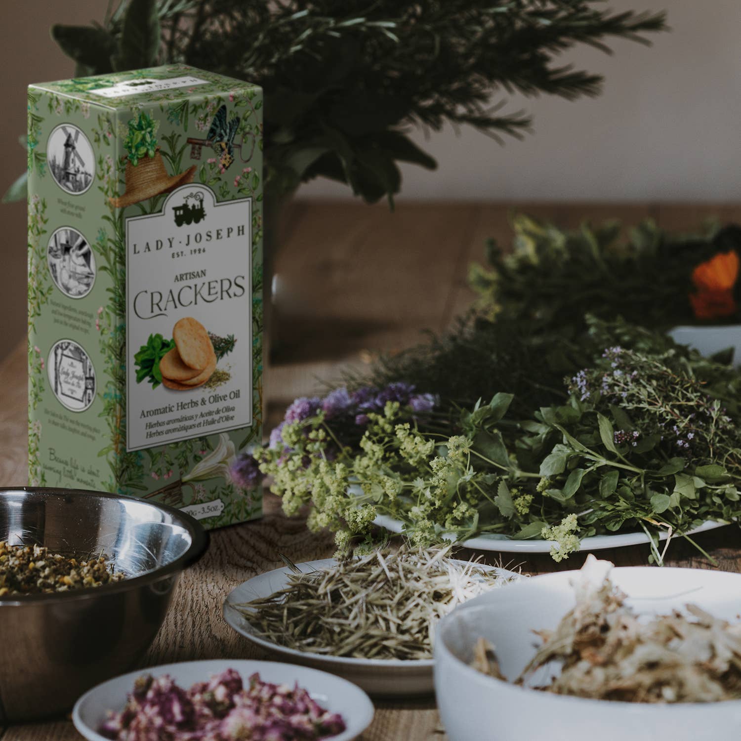 Galletas Veganas Artesanas con Hierbas Aromáticas - Só Verde