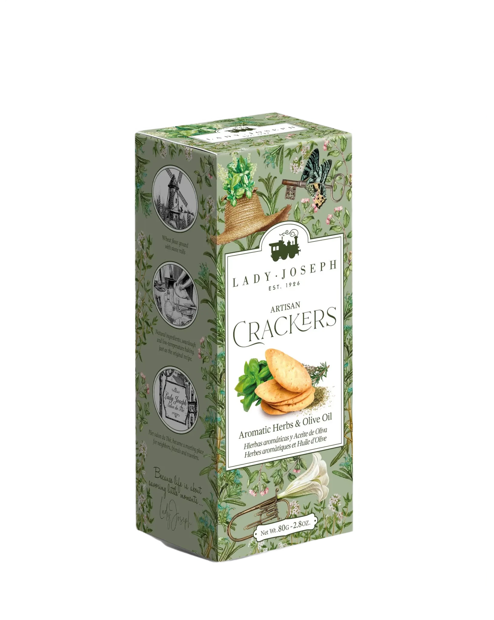 Galletas Veganas Artesanas con Hierbas Aromáticas - Só Verde