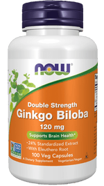 Ginkgo Biloba, Double Strength 120 mg Veg Capsules - Só Verde