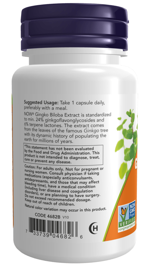 Ginkgo Biloba, Double Strength 120 mg Veg Capsules - Só Verde