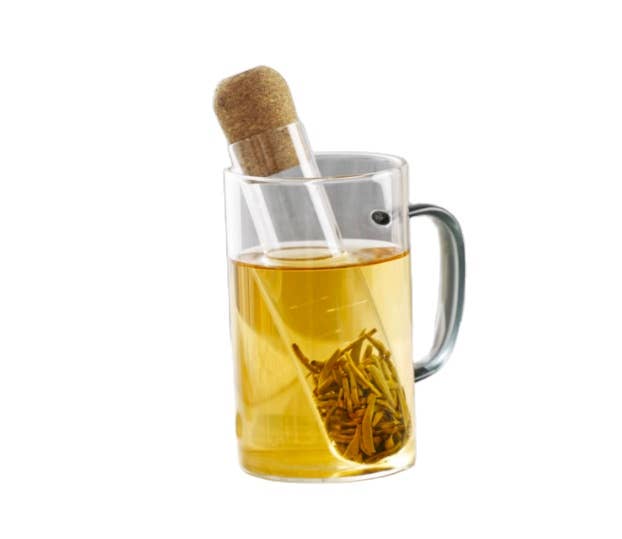 Glass Tube Tea Infuser - Só Verde