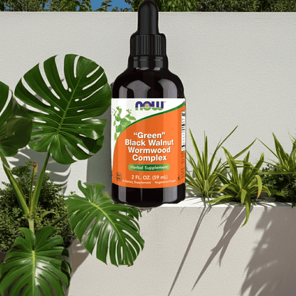 "Green" Black Walnut Wormwood Complex Liquid NOW - Só Verde