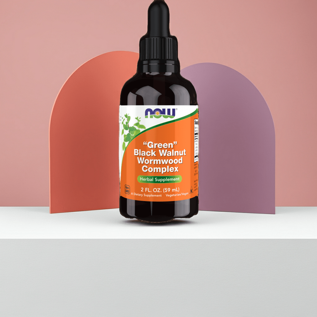 "Green" Black Walnut Wormwood Complex Liquid NOW - Só Verde