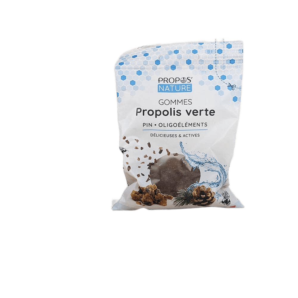 Green Propolis Gummies, Trace Elements & Pine - Sore Throat - Só Verde