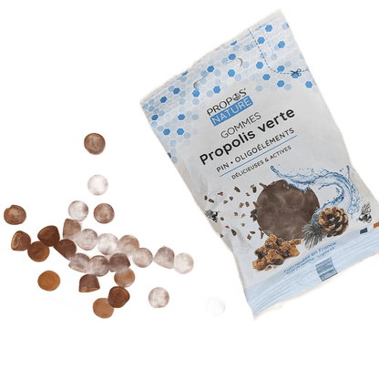 Green Propolis Gummies, Trace Elements & Pine - Sore Throat - Só Verde