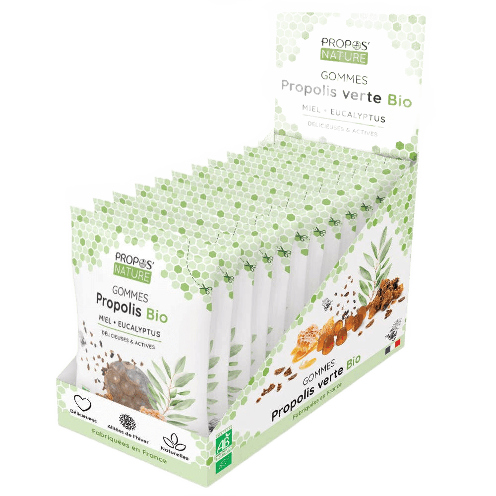 Green Propolis & Honey Lozenges - Sore Throat - Só Verde