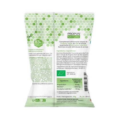 Green Propolis & Honey Lozenges - Sore Throat - Só Verde