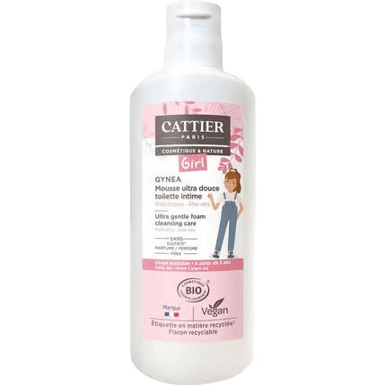 Gynea Girl Ultra Soft Intimate Toilet Foam Ages 3 to Puberty - Só Verde