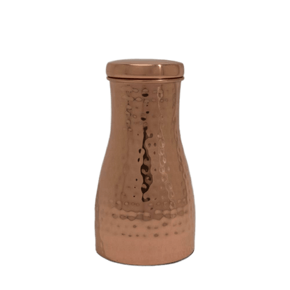 Hammered Copper Carafe with Lid - Só Verde