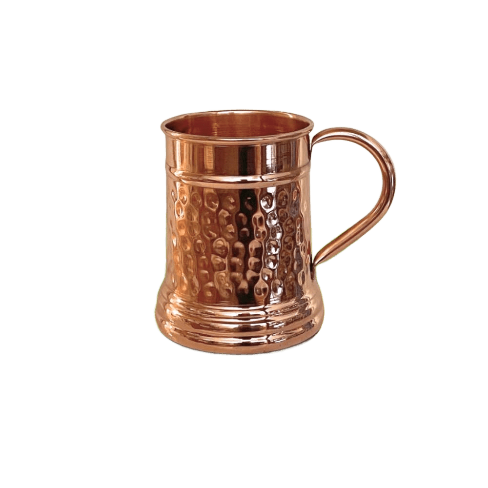 Hammered Copper Mug - Só Verde