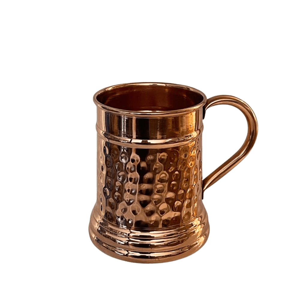 Hammered Copper Mug - Só Verde