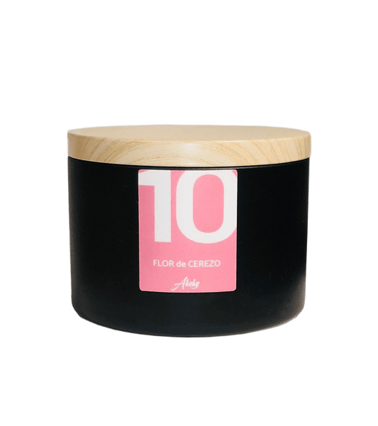Handmade CHERRY BLOSSOM candle 100% soy wax - Só Verde
