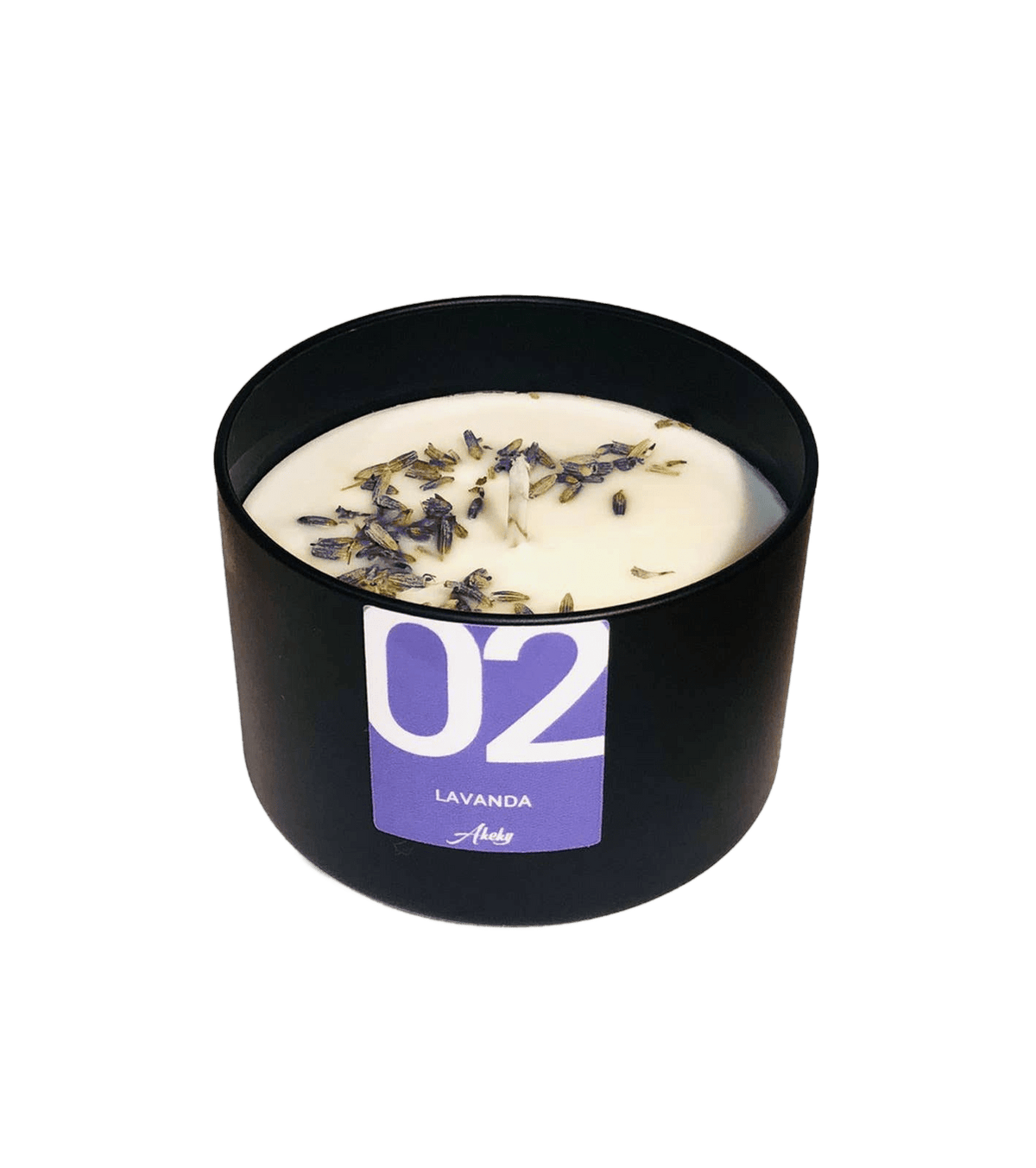 Handmade LAVENDER candle 100% soy wax - Só Verde