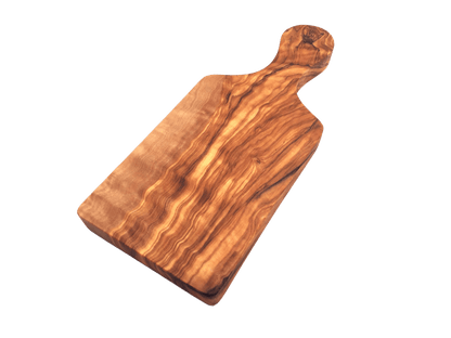 Handmade olive wood cutting board with handle - Só Verde