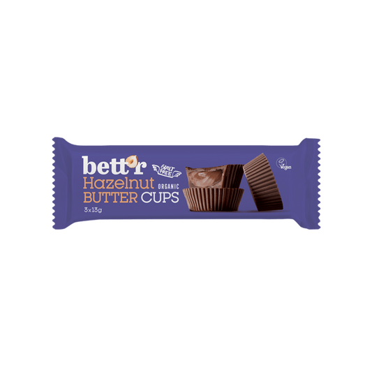 Hazelnut Butter Cups with Hazelnut Cream - Só Verde