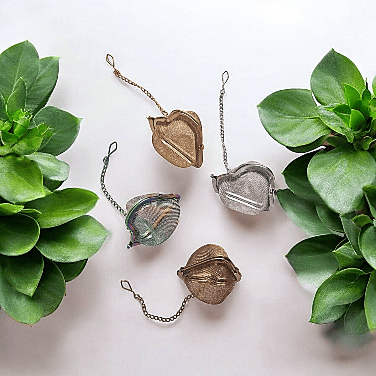 Heart Tea Infuser - Mesh - Só Verde