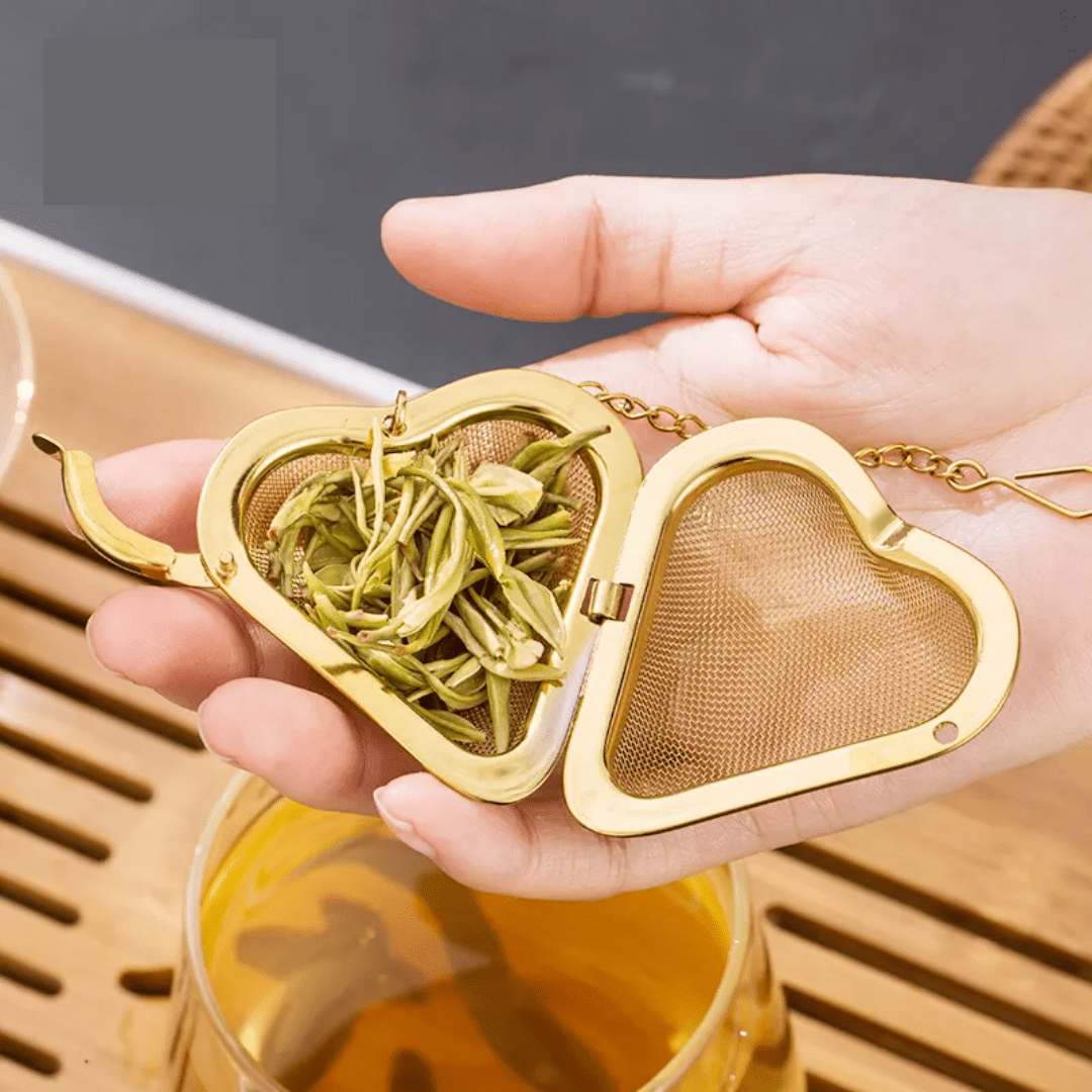 Heart Tea Infuser - Mesh - Só Verde