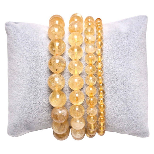 Heated Citrine A+ bracelet - Só Verde