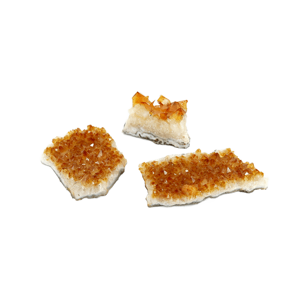 Heated Citrine Druze BIg - Só Verde