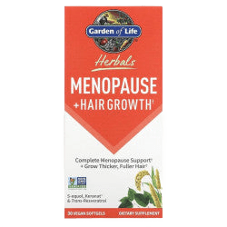 Herbals Menopause + Hair Growth Garden of Life - Só Verde