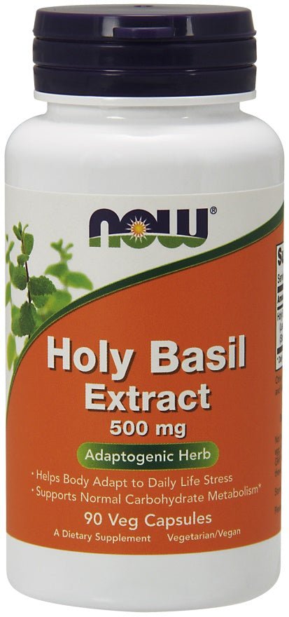 Holy Basil Extract 500 mg Veg Capsules - Só Verde