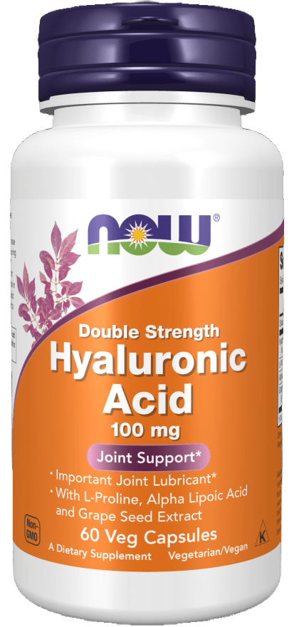 Hyaluronic Acid, Double Strength 100 mg Veg Capsules - Só Verde
