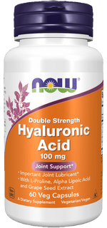 Hyaluronic Acid, Double Strength 100 mg Veg Capsules - Só Verde