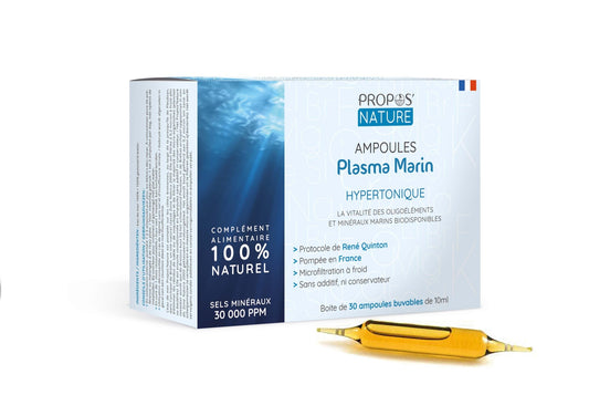 Hypertonic Seawater - Marine Plasma - Quinton - 30,000 Ppm - Só Verde