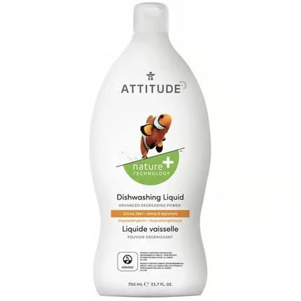 Attitude - Detergente Sustentável para a Louça Cítrico - Detergente Orgânico para a Louça