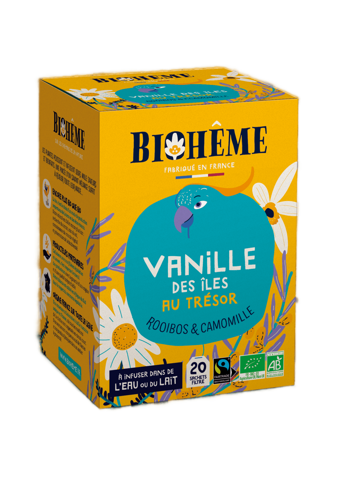 Island Treasure Vanilla Herbal Infusion - Só Verde