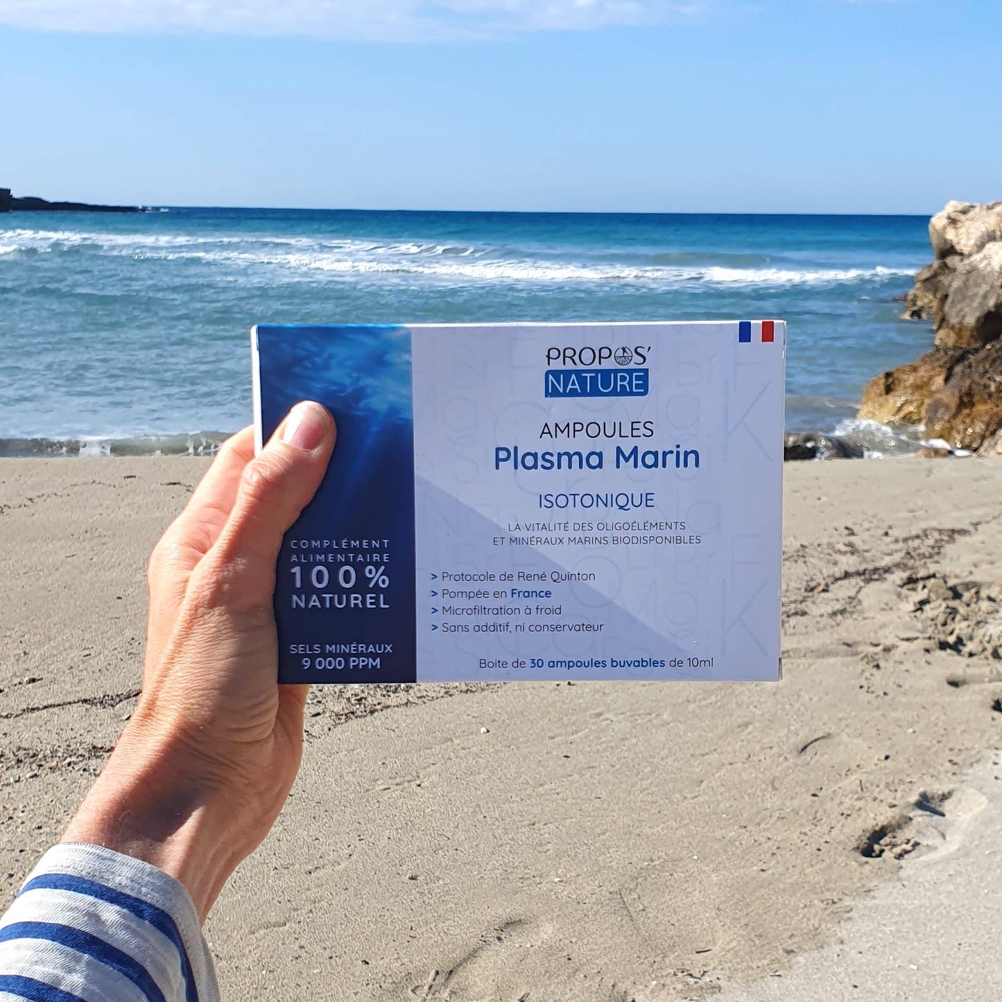 Isotonic Sea Water - Marine Plasma - Quinton - 10,000 Ppm - Só Verde