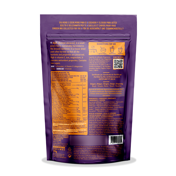 Iswari Açaí Liofilizado em Pó Biológico 70 G