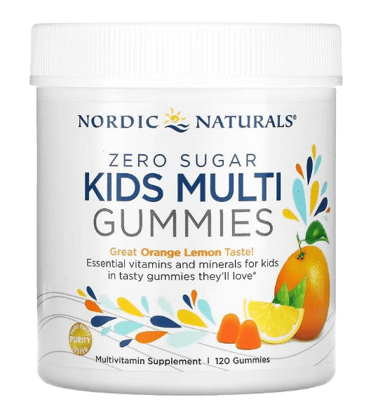 Kids Multi Zero Sugar, Orange Lemon - gummies - Só Verde