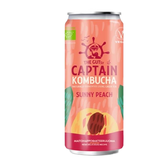 Kombucha Peach organic - Só Verde