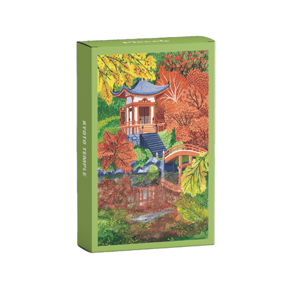 Kyoto Temple Mini Puzzle - Só Verde