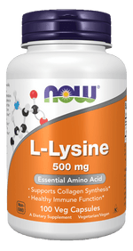 L-Lysine 500 mg Veg Capsules - Só Verde