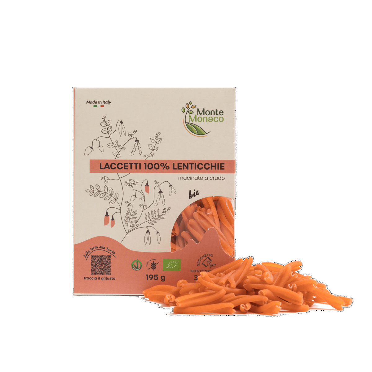 Laccetti 100% Lentil Flour - Só Verde