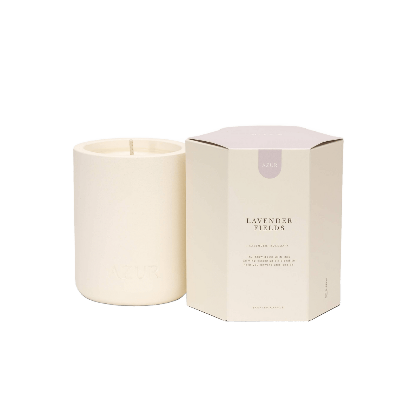 Lavender Fields - Natural soy wax candle - Essential oils - Só Verde