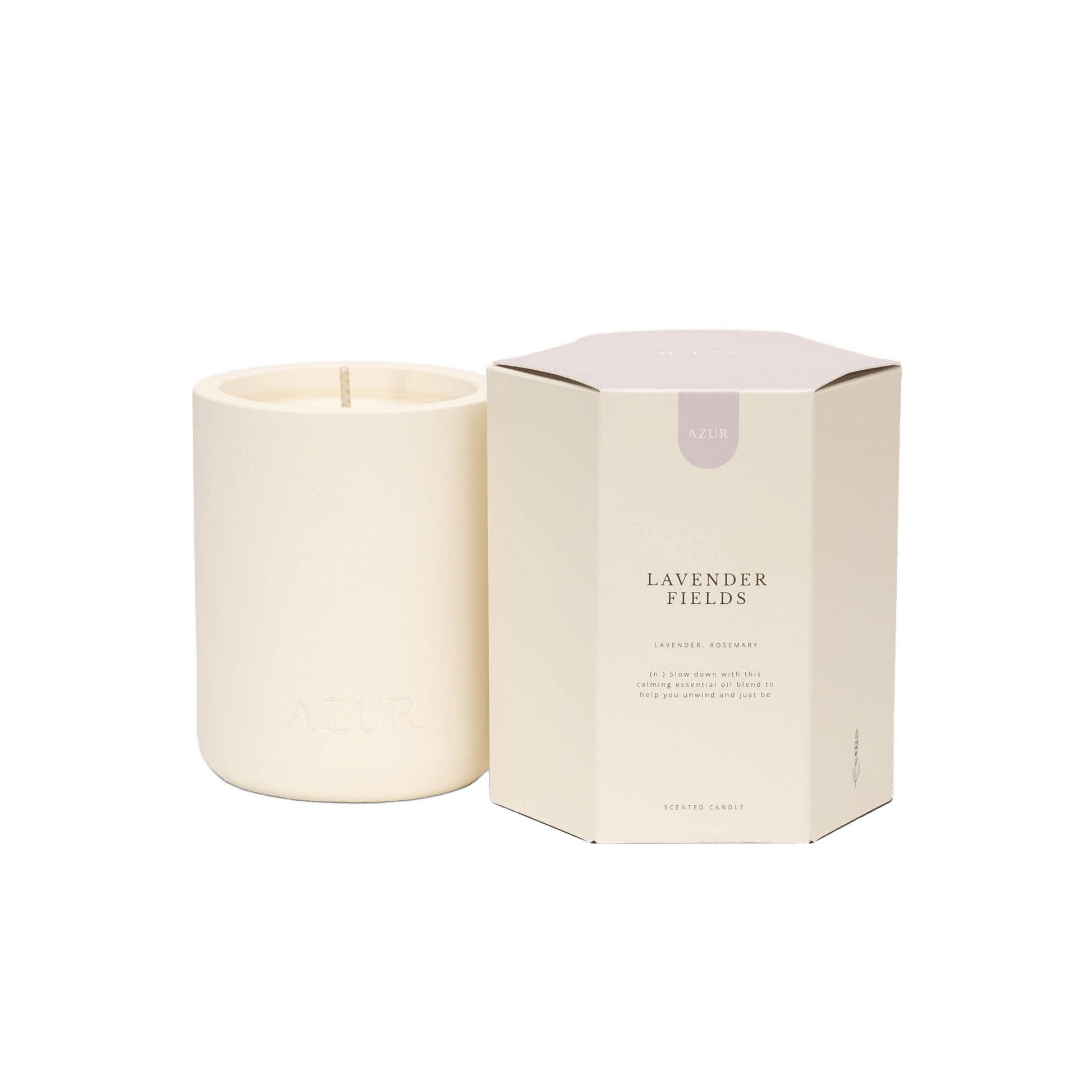 Lavender Fields - Natural soy wax candle - Essential oils - Só Verde