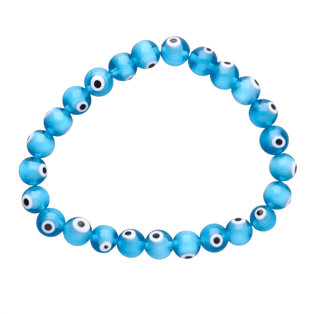 Light Blue Turkish Eye Bracelet - Só Verde