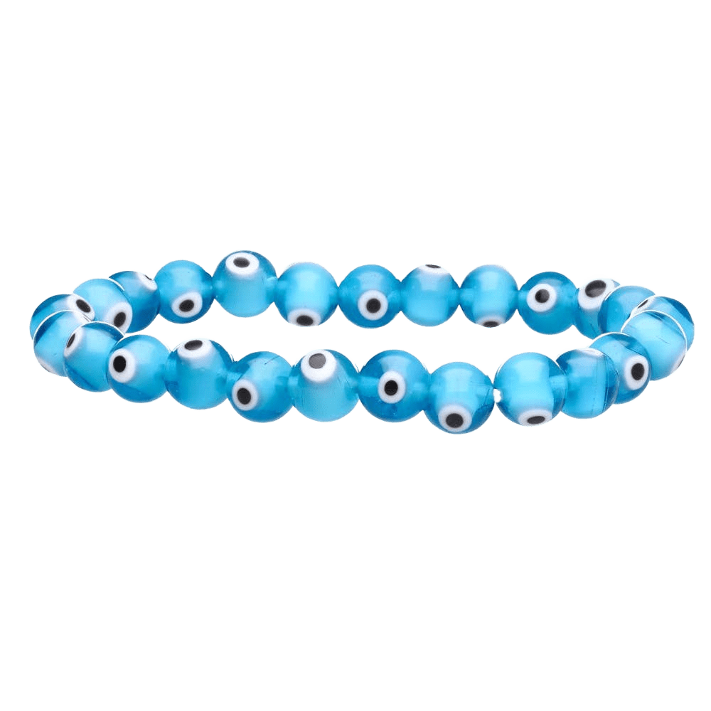 Light Blue Turkish Eye Bracelet - Só Verde