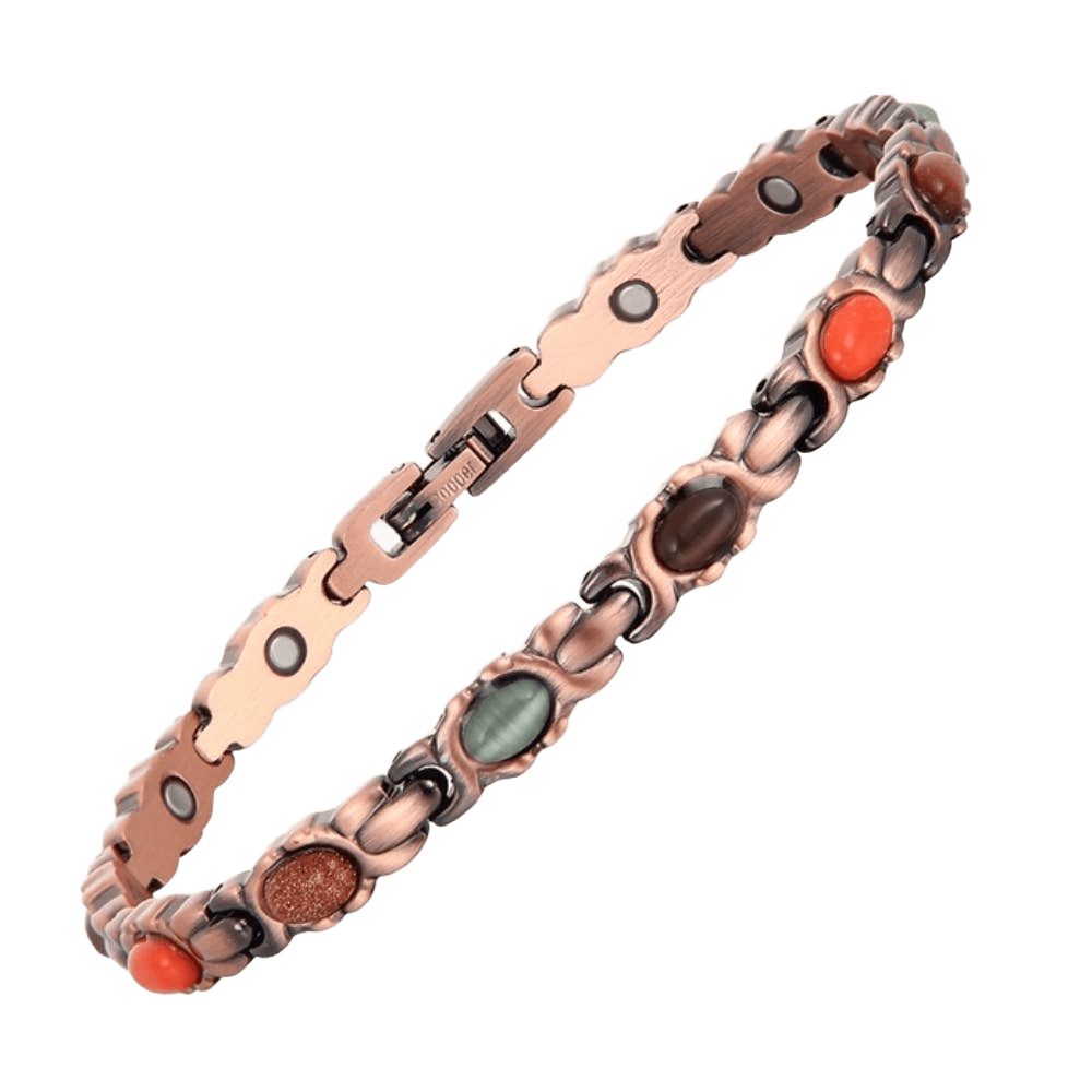 Luxury health bracelet magnetic copper - Só Verde