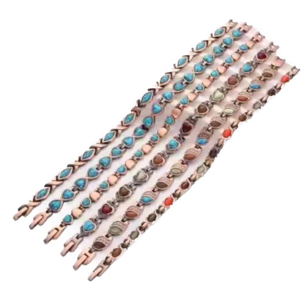 Luxury health bracelet magnetic copper - Só Verde