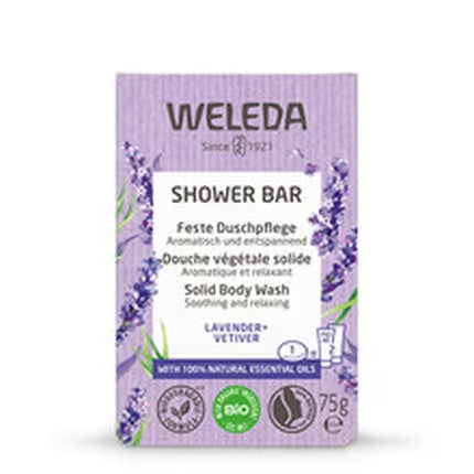 Weleda Shower Bar Lavender Vetiver 75 G