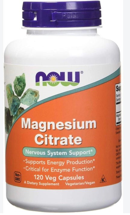 Magnesium Citrate - 120 veg capsules - Só Verde