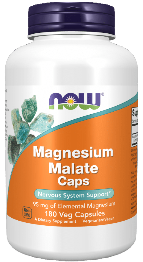Magnesium Malate Veg Capsules — fully reacted, gentle on the stomach - Só Verde