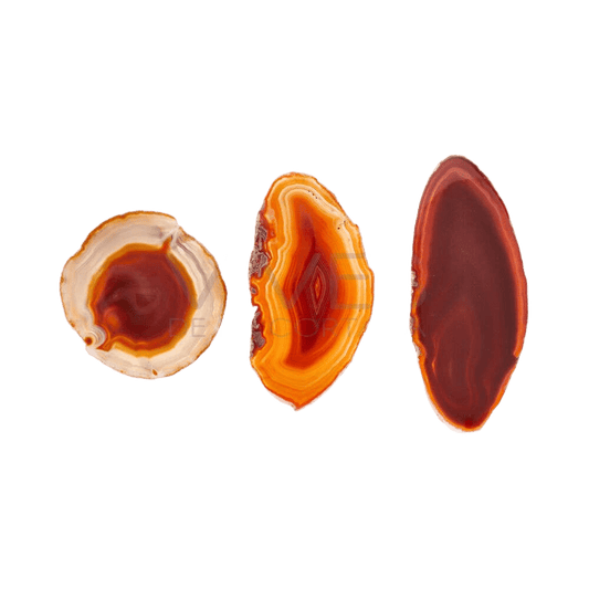 Medium size dyed brown agate plate - Só Verde