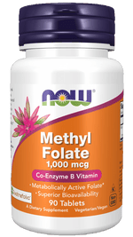 Methyl Folate 1000 mcg Tablets - Só Verde