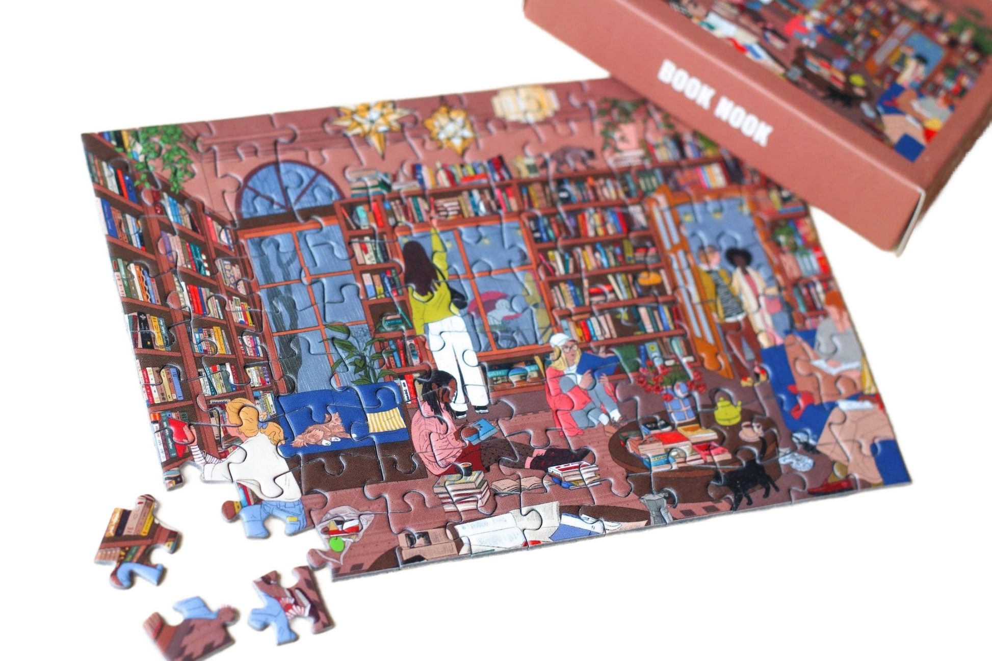 Mini Puzzle Book Nook - Só Verde